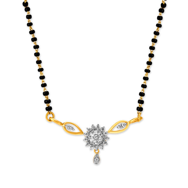 Shimmering Diamond Mangalsutra,,hi-res image number null