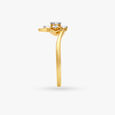 Elegant Floral Diamond Ring,,hi-res image number null