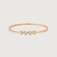 Sublime Crescents 14Kt Diamond Bangle,,hi-res image number null