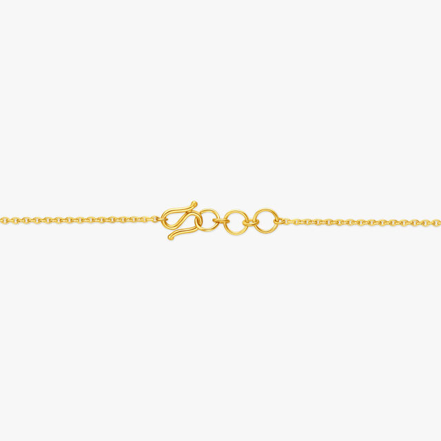 Traditional Gold Pendant with Chain,,hi-res image number null