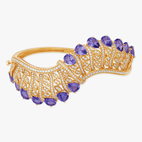 Dusk Weave Diamond Bangle