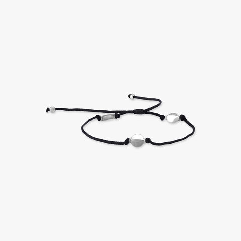 Rustic Thread Silver Anklet