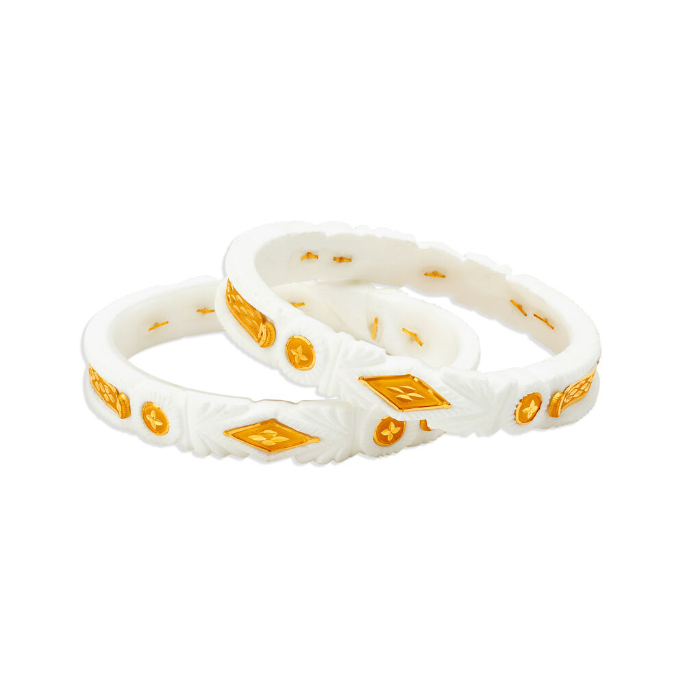 Sankha design in gold on sale