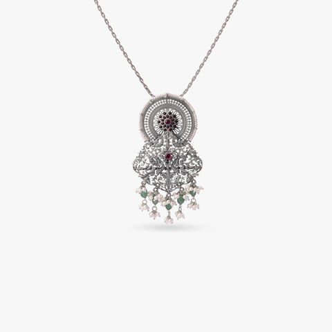 Mandala Mohini Silver Pendant