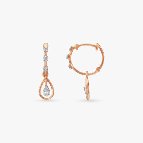 Cascade Spark Diamond Drop Earrings