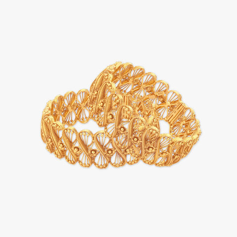 Kolka Symphony Choor Gold Bangles