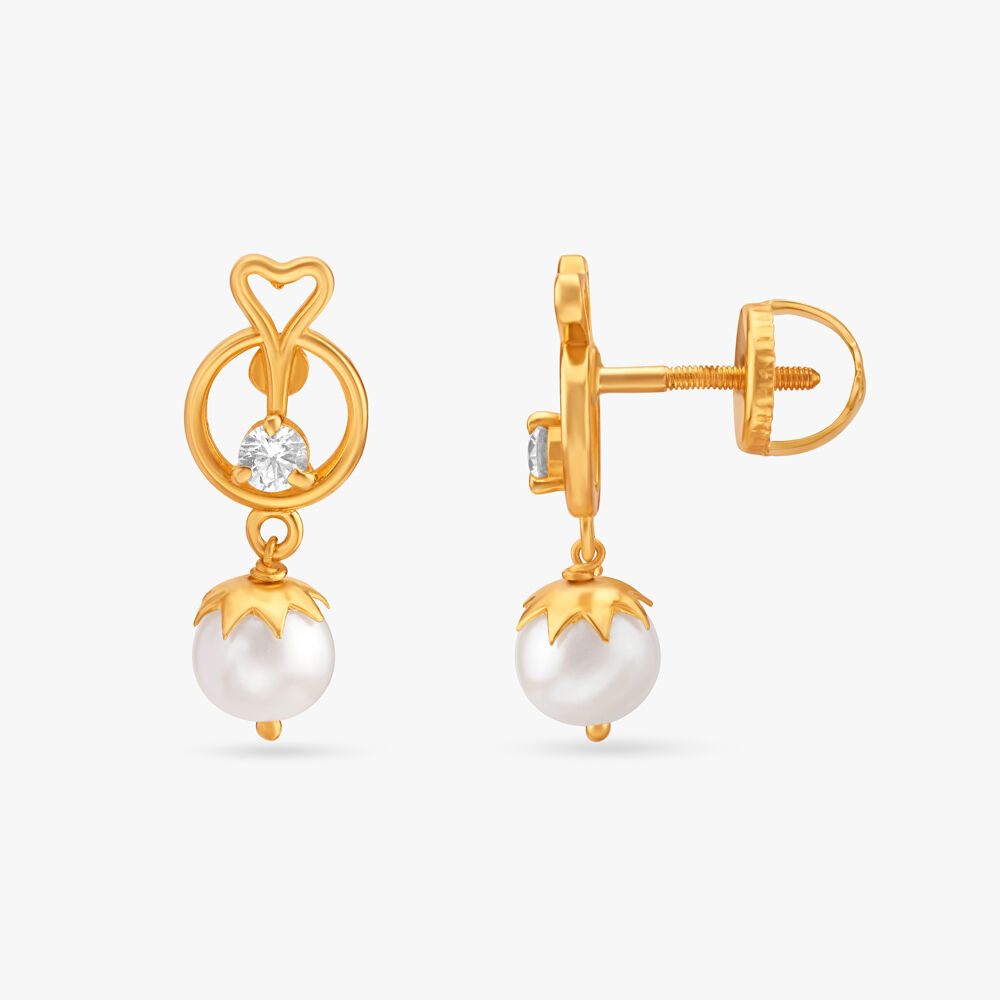 Sophisticated Pearl Drop Earrings