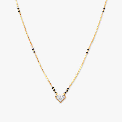 Heartfelt Sparkle Diamond Mangalsutra
