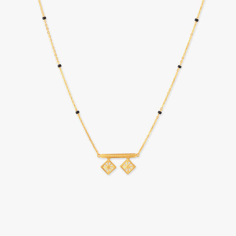 Linear Grace Gold Mangalsutra