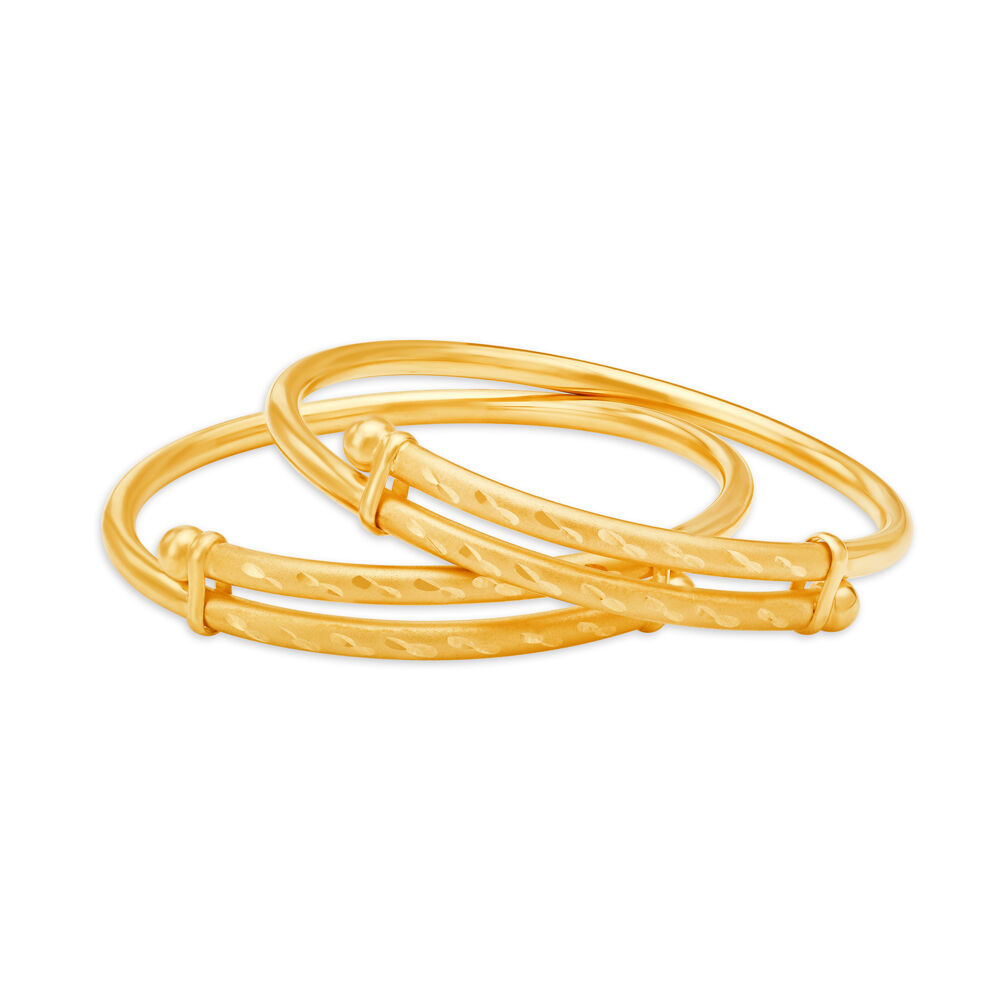 Vishesh jewels 916% Gold Bangle Bracelet, 15 Grams