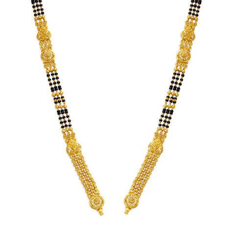 Opulent Gold Long Mangalsutra for the Maharashtrian Bride