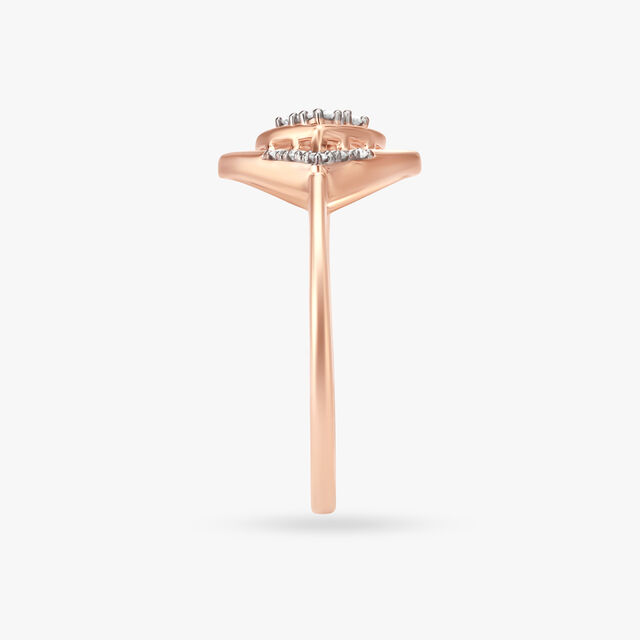 Radiant Diamond Ballet Finger Ring,,hi-res image number null