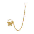 Enchanting Gold Nath for the Bihari Bride,,hi-res image number null