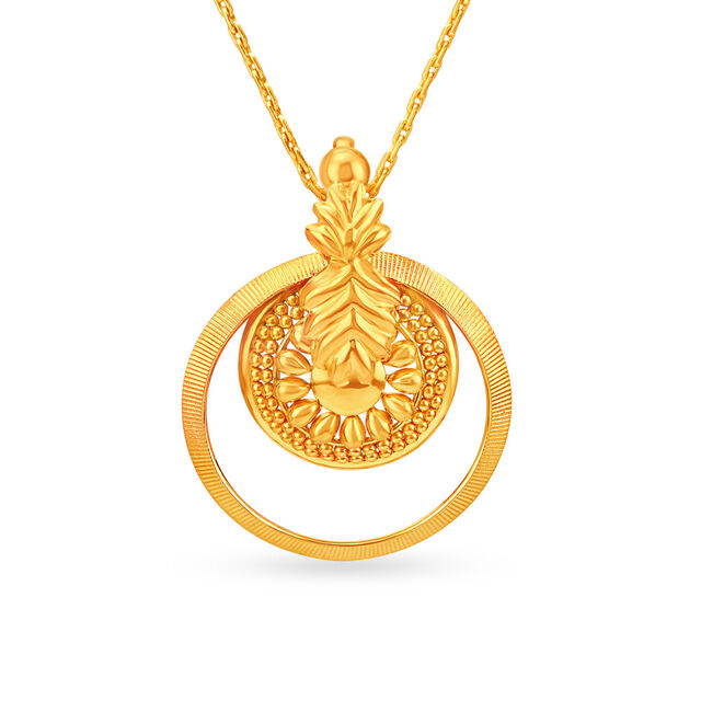 Magnificent Traditional Gold Pendant