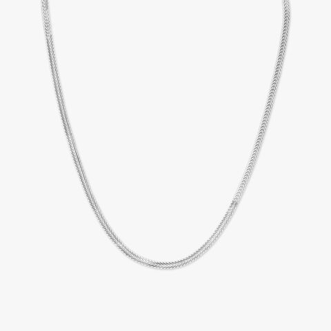 Timeless Braid Silver Chain For Men