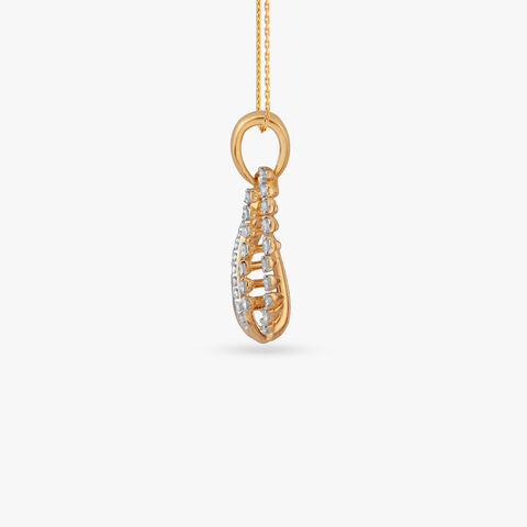 Serene Loop Diamond Pendant