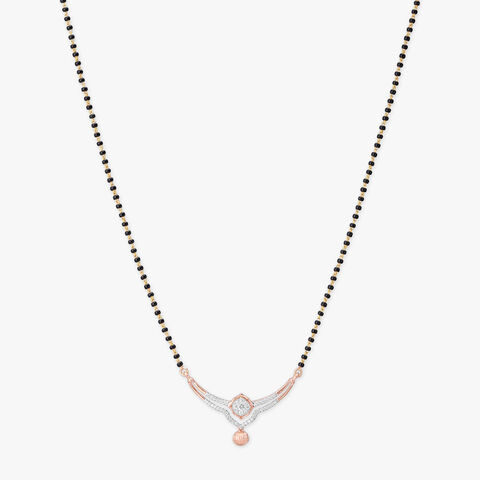 Orbit Drop Diamond Mangalsutra