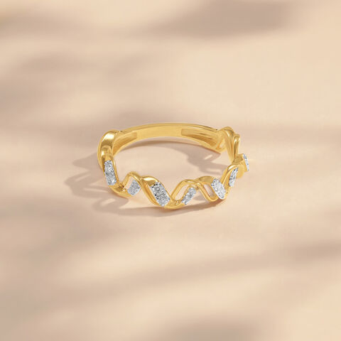 Twist of Love Diamond Ring