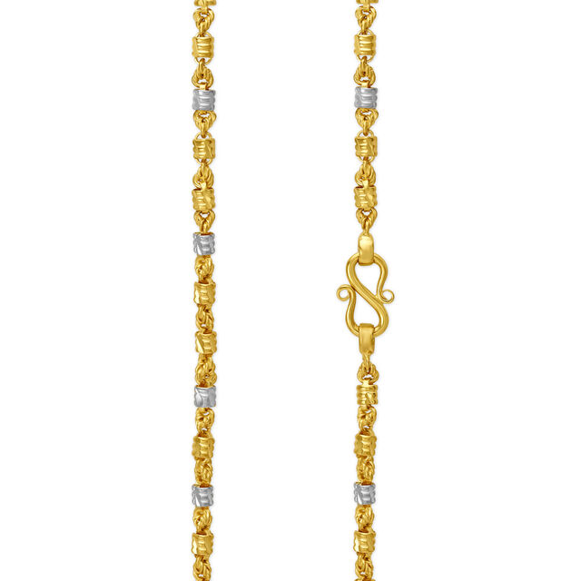 Traditional Spiral Gold Chain