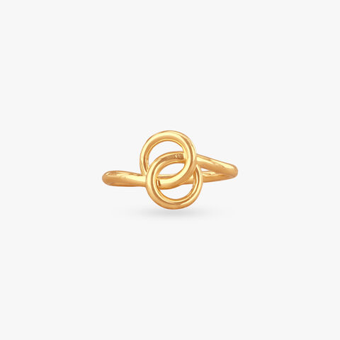 Circle Duo Gold Ring