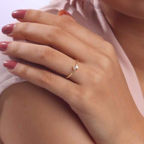 Subtle Glow Diamond Ring