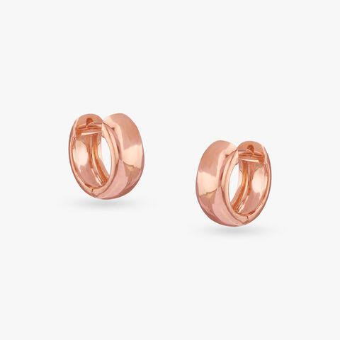 Blush Boldness Gold Hoop Earrings