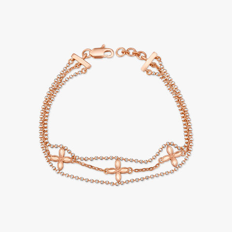 Blush Bloom Gold Bracelet