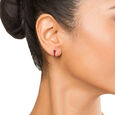Silver Ear Claps With Enamel Coating,,hi-res image number null