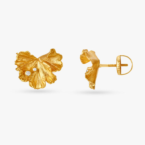 Shimmering Mist Diamond Stud Earrings