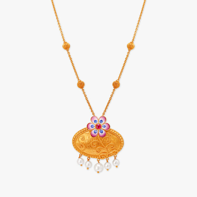 Stunning Floral Necklace Set,,hi-res image number null