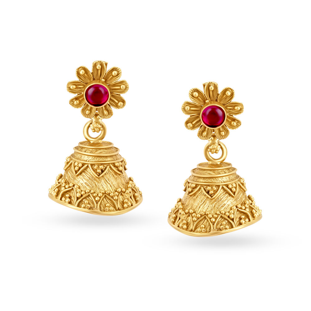 Antic piece hotsell gold jhumka