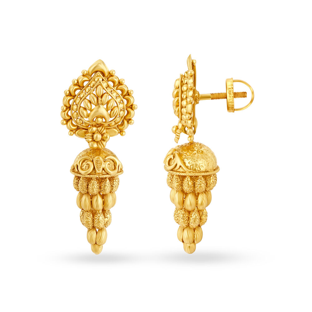 Tanishq 22k gold earrings deals