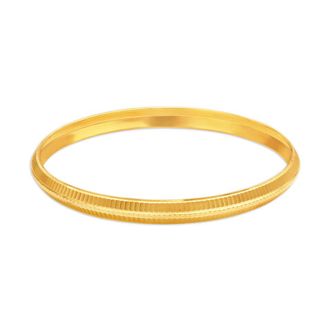 Textured Gold Kada For Men