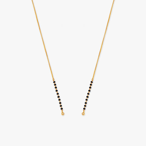 Noir Bead Gold Mangalsutra Chain