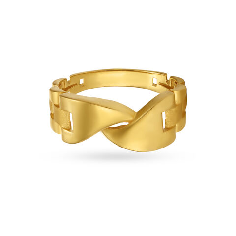 Casting Gold Finger Ring for Men