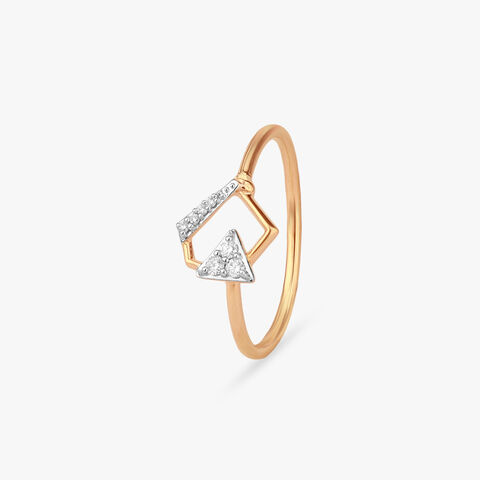 Prism Poise Diamond Ring