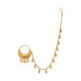 Stunning Gold Nath for the Bihari Bride,,hi-res image number null
