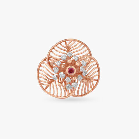 Blush Orbit Diamond Ring