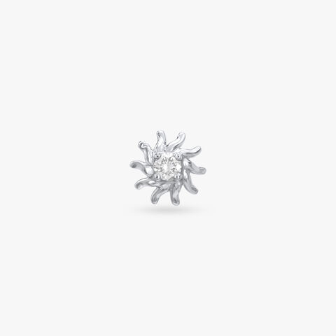 Ethereal Bloom Diamond Nose Pin