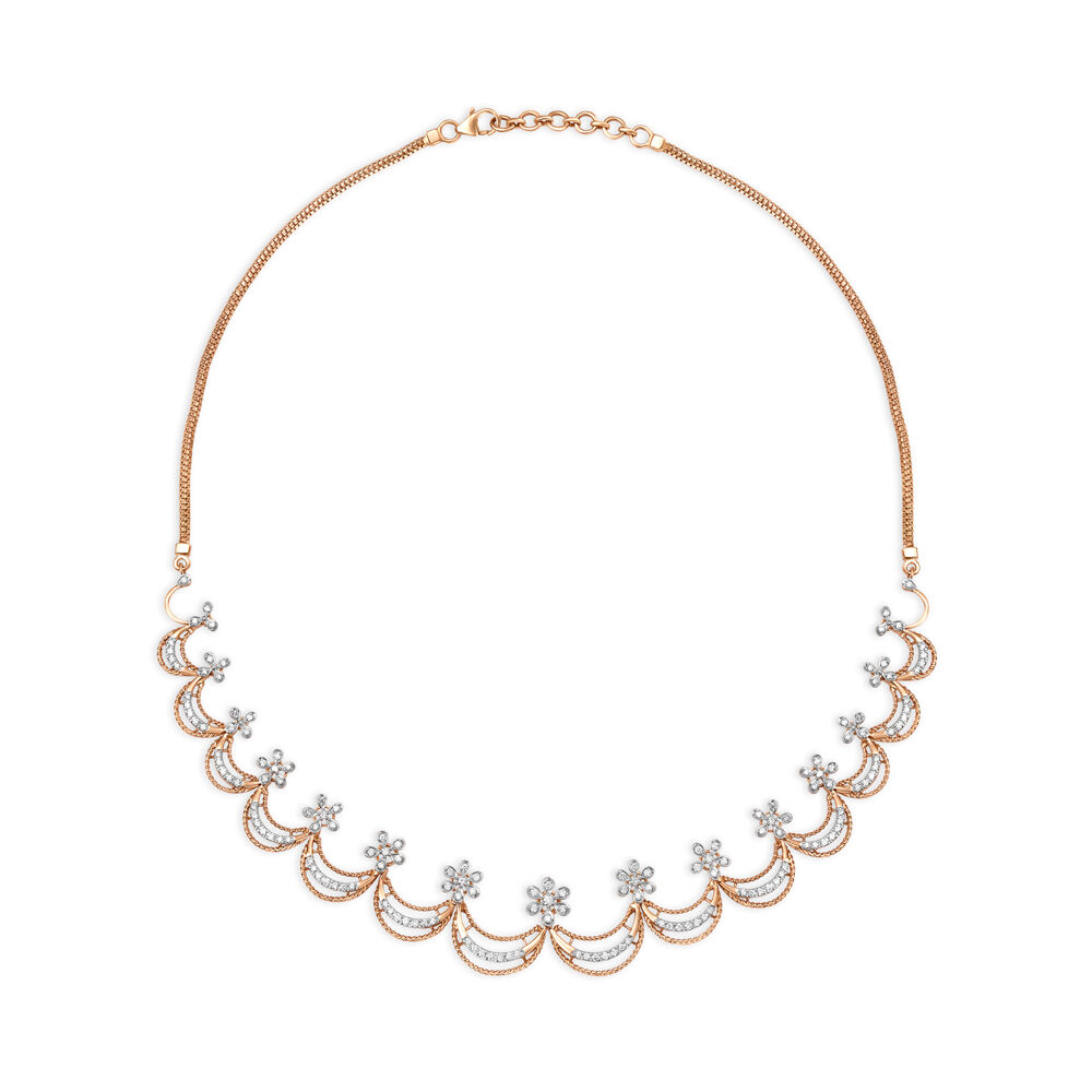 Tanishq rose shop gold chain