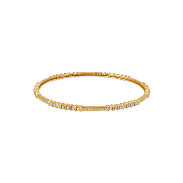 Mesmerising Slender Diamond Bangle,,hi-res image number null