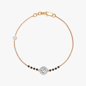 Striking Aquamarine and Diamond Bracelet