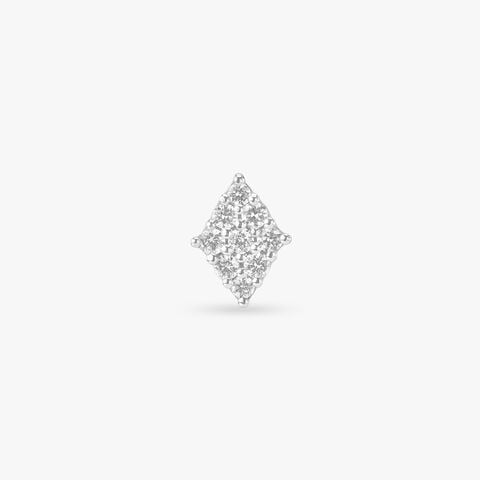 Radiant Rhombus Diamond Nose Pin