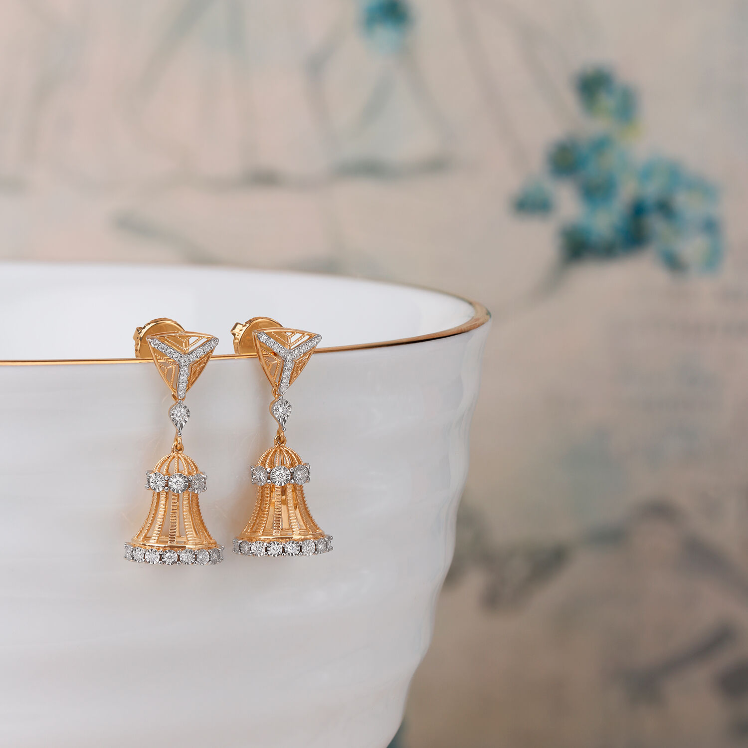 Diamond shop jhumkas tanishq