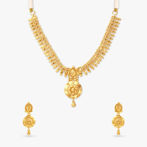 Sunlit Splendour Gold Necklace Set