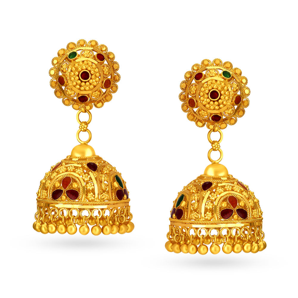 Tanishq meenakari jewellery on sale