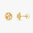 Contemporary Floral Stud Earrings,,hi-res image number null