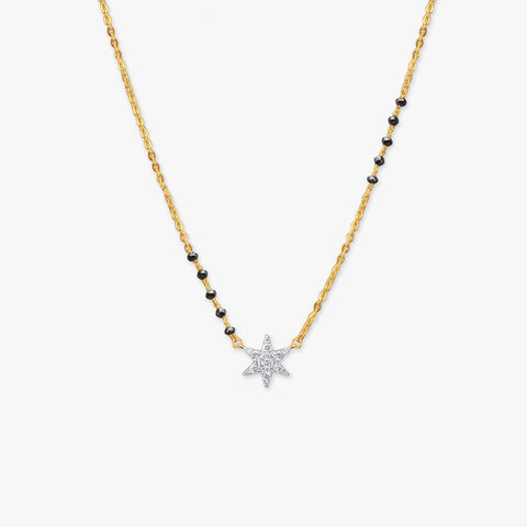 Sparkling Star Diamond Mangalsutra