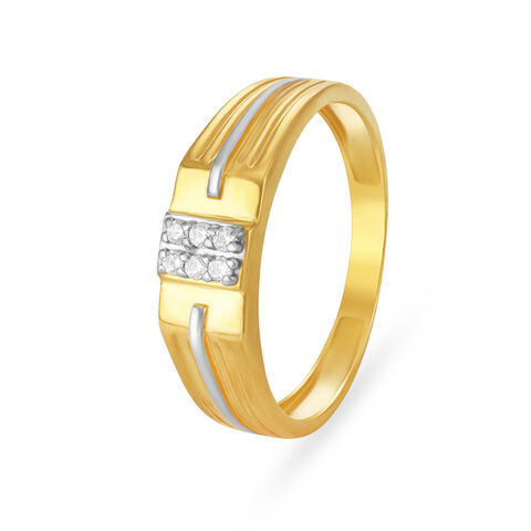 Classic Men's Gold Finger Ring