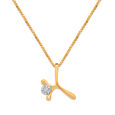 Mamma Mia 14 KT Yellow Gold Soft Aesthetics  Pendant,,hi-res image number null